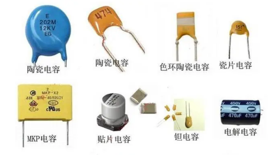 各種類電容外觀 各種類電容外觀